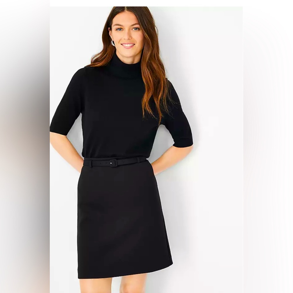 Ann Taylor turtleneck elbow sleeve sweaters w/ Ribbed neck, cuffs & hem XS